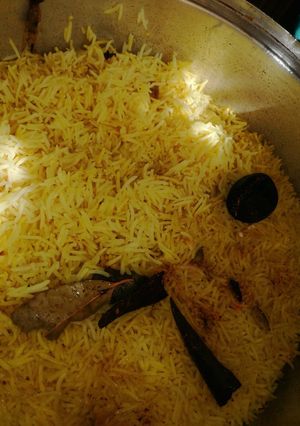 صورة لوصفة رز المندي
