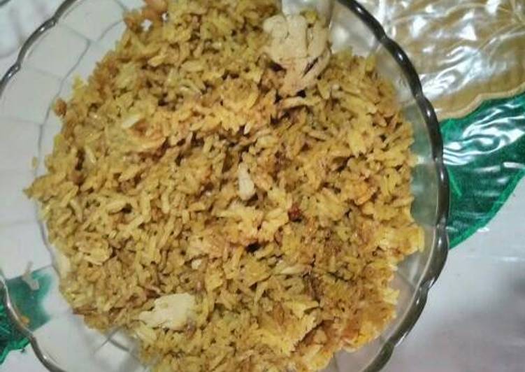 Cara Gampang Menyiapkan Nasi ayam ala kebuli Anti Gagal