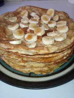 A picture of Banana pancakes.