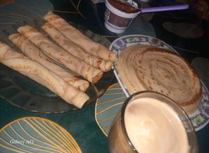 Una foto de Panqueques dulces 🥞🥛☕️🧉