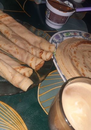 Una foto de Panqueques dulces 🥞🥛☕️🧉