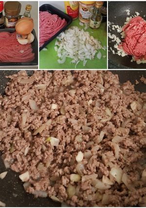 Foto resep Tumis Daging cincang isian lasagna