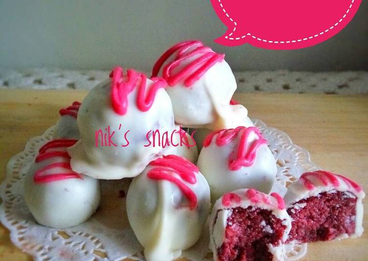 Red velvet cream cheese truffles #ketopad