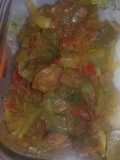 Pepino con chorizo campesino