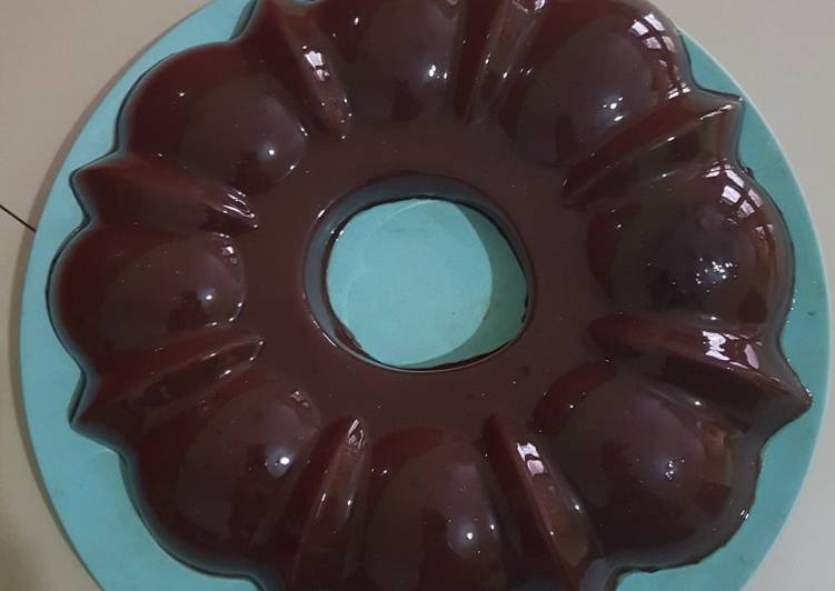 Puding coklat nutrijel