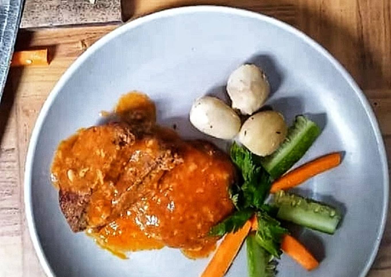 Steak Tempe (Menu Diet)