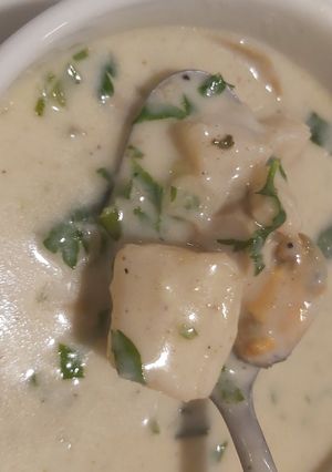 صورة لوصفة شوربة ثمار البحر