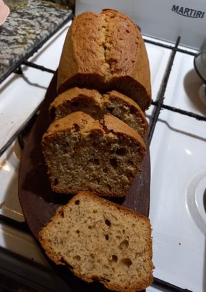 Una foto de BUDÍN DE BANANA🍌🤤