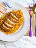 Creamy Chicken Spaghetti 🐔🍝😍