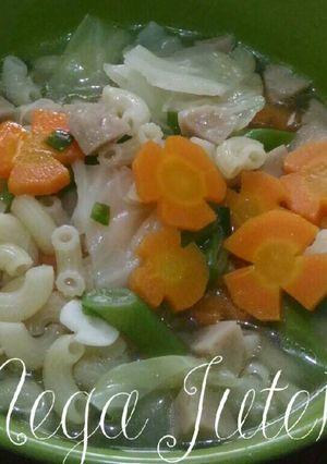 Foto resep Sop Makaroni Baso