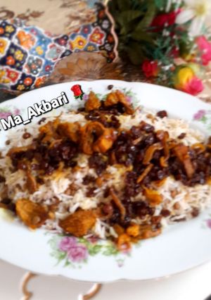 عکسی از دستور 🎀عدس پلو