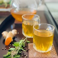 A picture of Easy kadha for cold and fever.