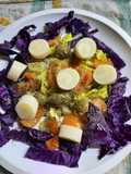 Pejerrey a la plancha con ensalada