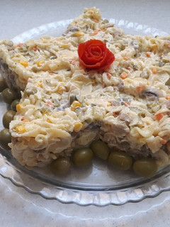 عکسی از دستور سالاد ماکارونی