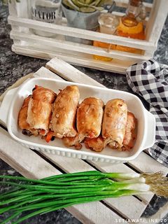 Foto resep Baked chicken roll