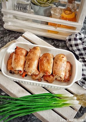 Foto resep Baked chicken roll