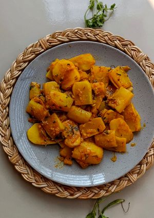 নিরামিষ মুলা ভুনা রেসিপির প্রধান ছবি