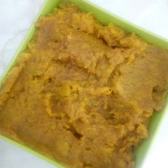 A picture of Mashed pumpkin.