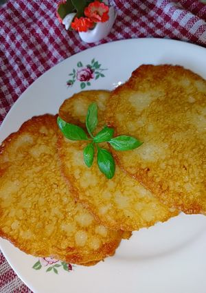 Zdjęcie przepisu Placki ziemniaczane z dodatkiem majonezu.