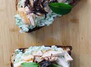 A picture of ricotta or creamy