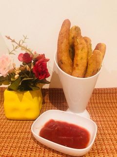 A picture of Sooji Aloo fries.