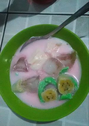 Foto resep Es Pisang Ijo
