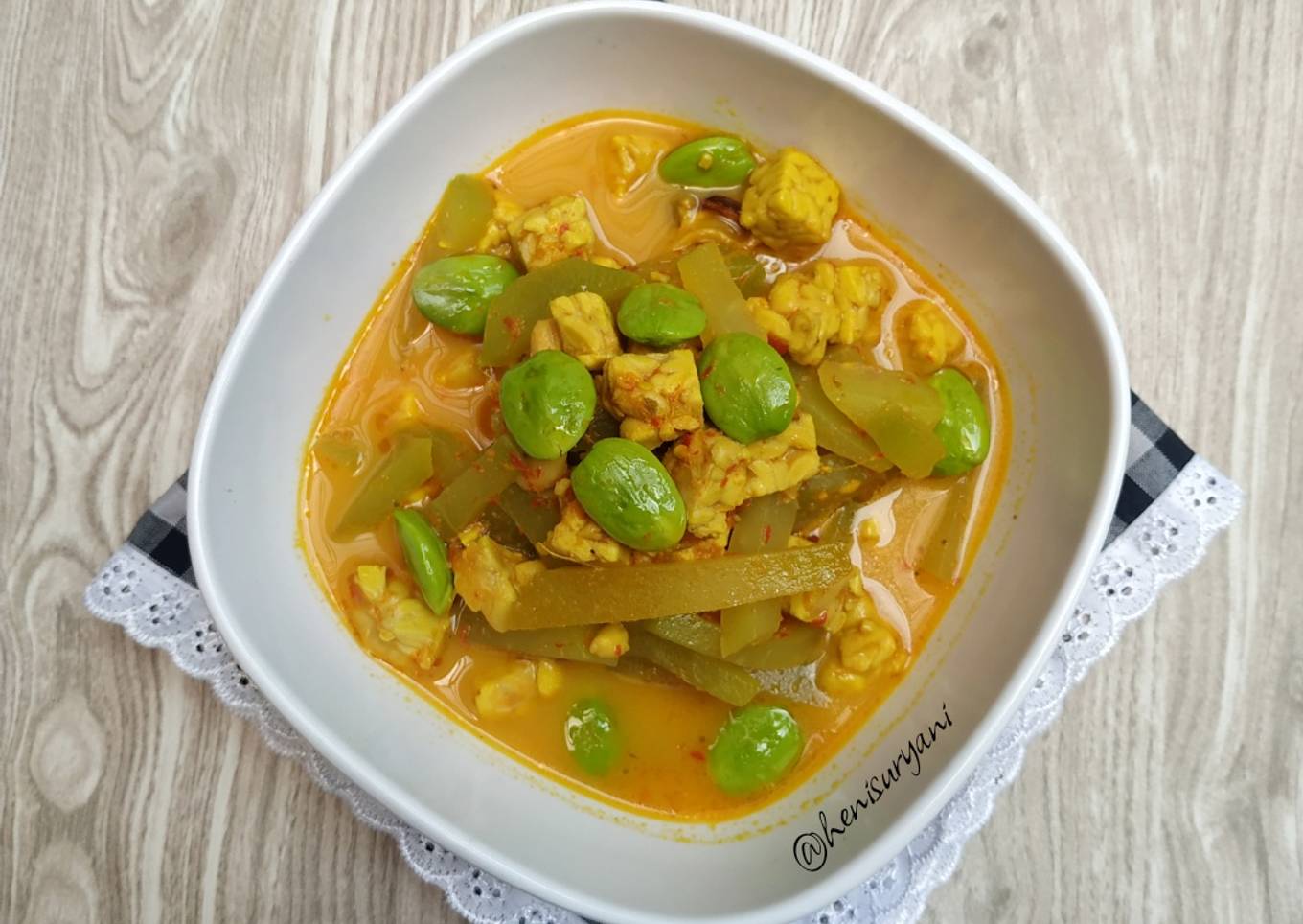 301. Sayur Godog Betawi (Labuh Siam Tempe Semangit)