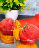Desi Watermelon and Mango Sorbet