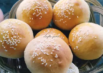 Resep Baru Burger bun / Roti burger Enak Sempurna