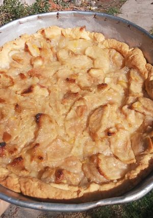 Una foto de Tarta de manzanas con aroma a panadería ❤️🍎