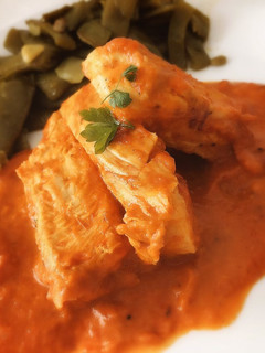 Foto principal de Solomillo de pavo en salsa de curry y Canela