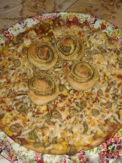 صورة لوصفة بيتزا 🍕🍕