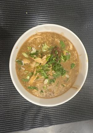 A picture of Chinese Hot and Sour Chicken Soup - Sichuan Heaven :P.
