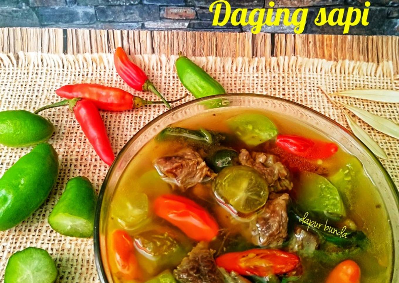 Garang asem daging sapi