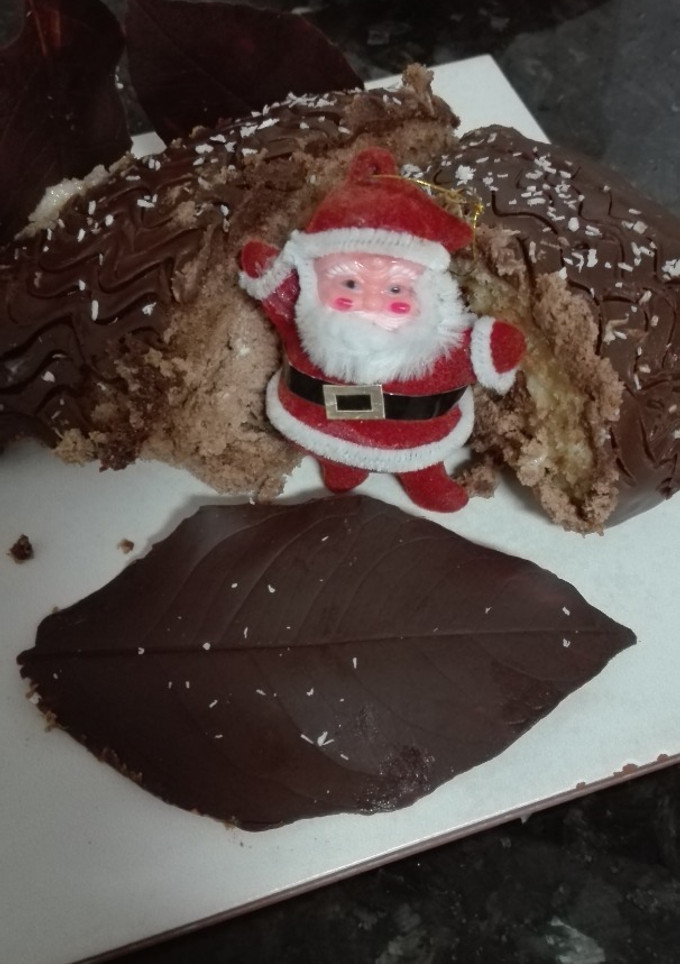 Una foto de Tronco de Navidad