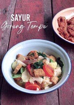 Gambar Sayur Goreng Tempe