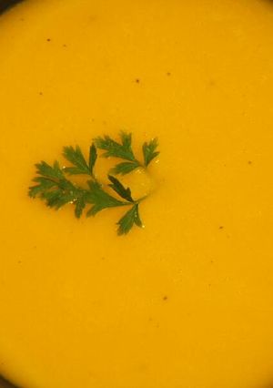 Une photo de Soupe de potimarron au parmesan