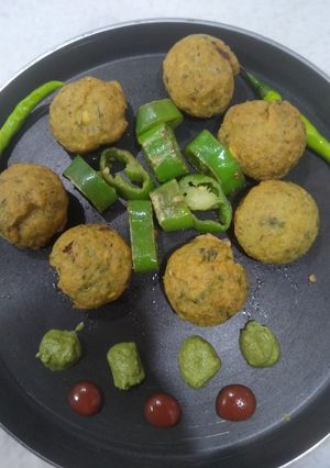 A picture of No Fry Dal vada.