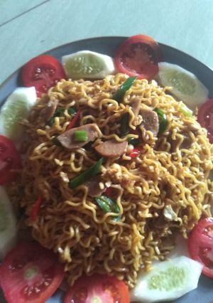 Foto resep Mie goreng tek tek