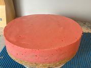 Una foto de torta casera