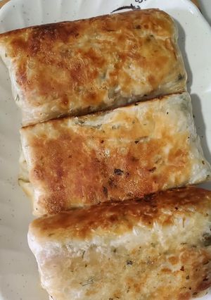手抓餅三文治 的食譜成品照片