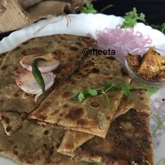 Stuffed Rajma Paratha A picture of Stuffed Rajma Paratha.