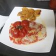 Tomatazo relleno de arroz