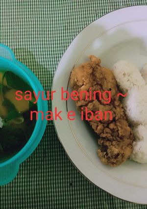 Foto resep Sayur bening 'baylake' (bayam labu kemangi