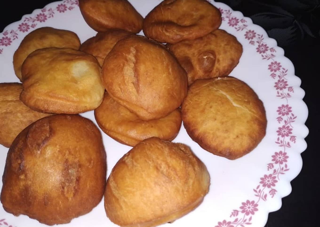 Orange Flavoured mandazis