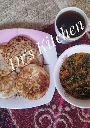 A picture of Mini rice pancakes.
