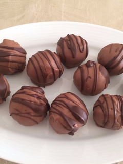 Una foto de Trufas de galletas Príncipe