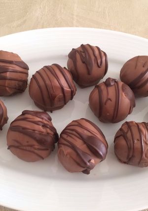 Una foto de Trufas de galletas Príncipe