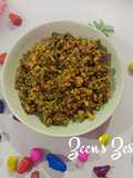 Paalak Khagina - Hyderabadi style Anda Bhurji with Spinach Greens