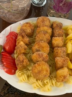 عکسی از دستور ناگت مرغ